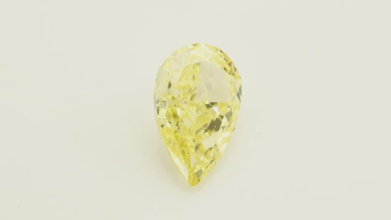 Diamante Giallo Fancy a Pera da 1,18 carati IF GIA