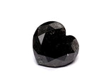 1.04 Carat Natural Black Heart Diamond GIA