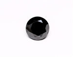 1.49 Carat Natural Black Round Diamond GIA
