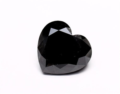 3.58 Carat Black Heart Diamond