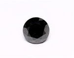 1.16 Carat Natural Black Round Diamond GIA