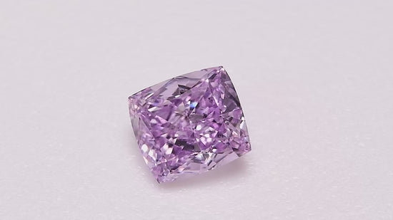 0.25 Carat Fancy Intense Purple Cushion Diamond SI1 GIA