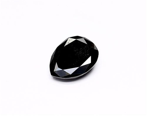 1.01 Carat Natural Black Pear Diamond GIA