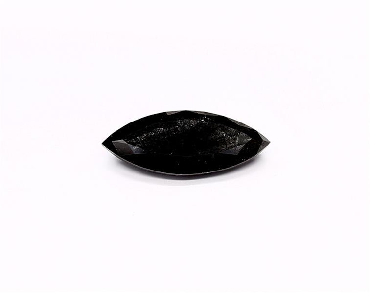 1.5 Carat Natural Black Marquise Diamond GIA