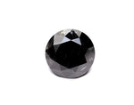 2.24 Carat Natural Black Round Diamond GIA