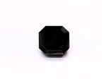 4.61 Carat Natural Black Sq emerald Diamond GIA
