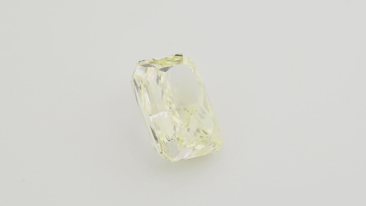 5.08 Carat Light Yellow Radiant Diamond VS2 GIA