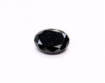 1.12 Carat Natural Black Oval Diamond GIA