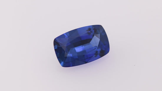 1.44 Carat Blue SRI LANKAN Cushion Sapphire