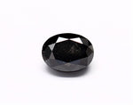 1.22 Carat Natural Black Oval Diamond GIA