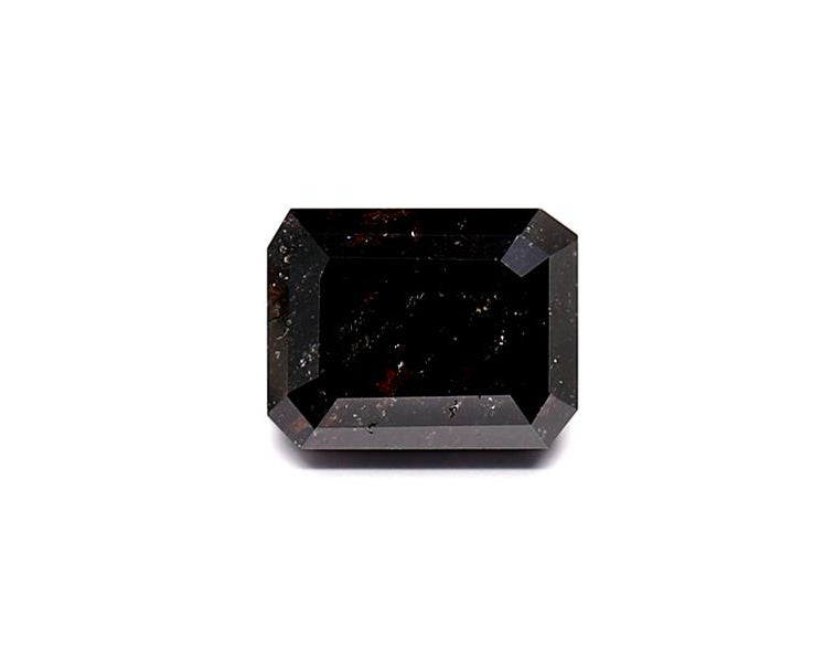 1.76 Carat Natural Black Emerald Diamond GIA