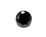 1.39 Carat Natural Black Round Diamond GIA
