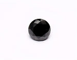 0.69 Carat Natural Black Round Diamond GIA