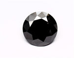 3.68 Carat Black Round Diamond