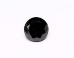 1.85 Carat Natural Black Round Diamond GIA