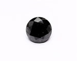 1.03 Carat Natural Black Round Diamond GIA