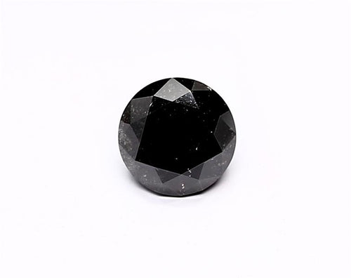 1.03 Carat Natural Black Round Diamond GIA