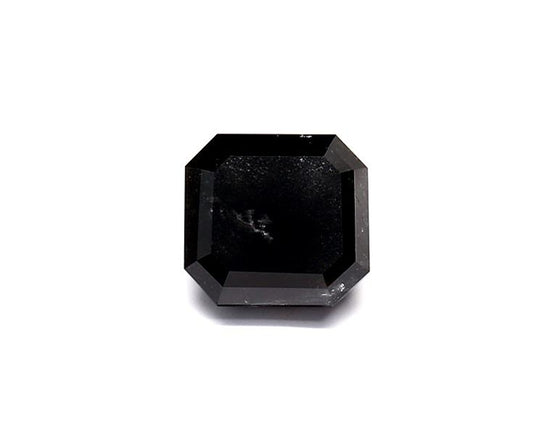 1.29 Carat Natural Black Emerald Diamond GIA