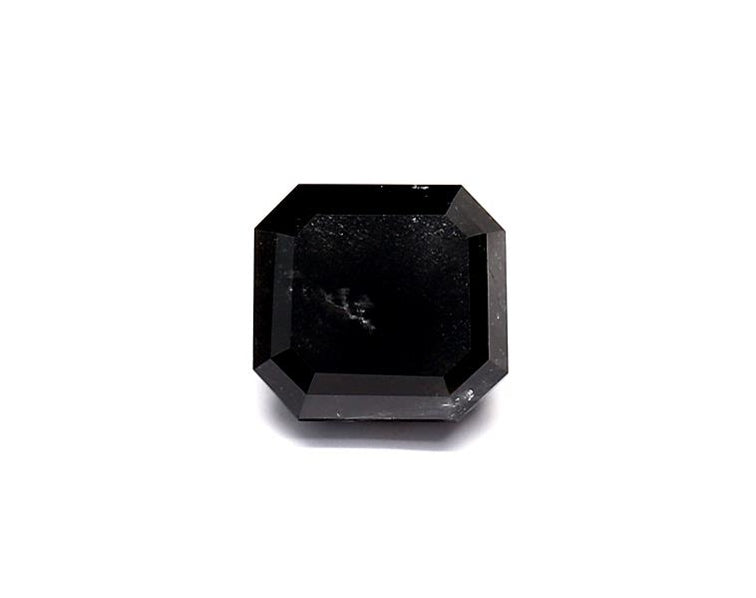 1.29 Carat Natural Black Emerald Diamond GIA