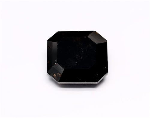 8.49 Carat Black Sq emerald Diamond