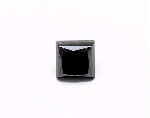 1.52 Carat Natural Black Princess Diamond GIA