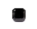 2.66 Carat Natural Black Sq emerald Diamond GIA