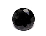 1.02 Carat Natural Black Round Diamond GIA