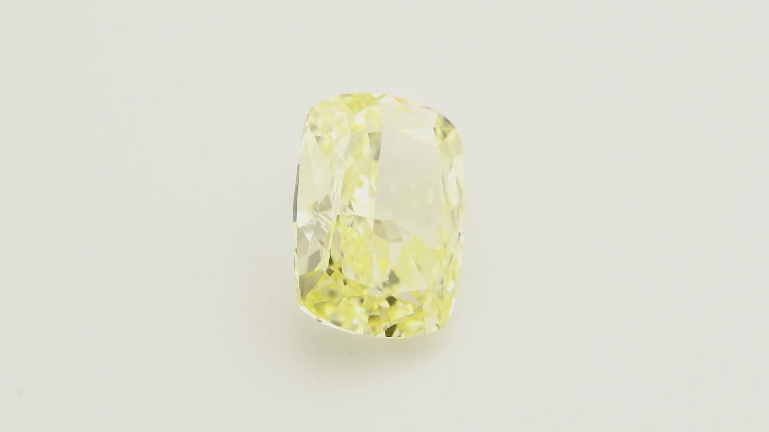 1.39 Carat Fancy Yellow Cushion Diamond VS2 GIA