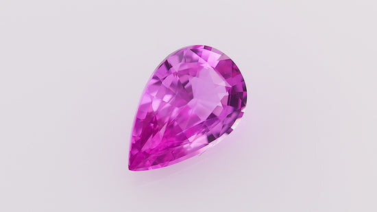 1.11 Carat Pink MADAGASCAR Pear Sapphire