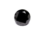 1.78 Carat Natural Black Round Diamond GIA