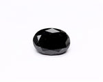 1.41 Carat Natural Black Oval Diamond GIA