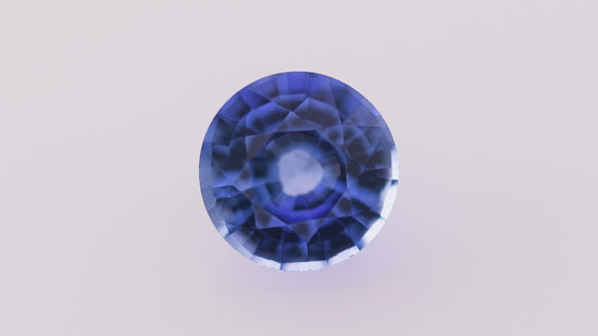 0.51 Carat Blue SRI LANKAN Round Sapphire