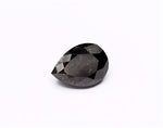 1.23 Carat Natural Black Pear Diamond GIA