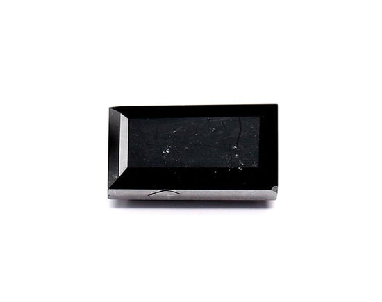 1.77 Carat Natural Black Emerald Diamond GIA