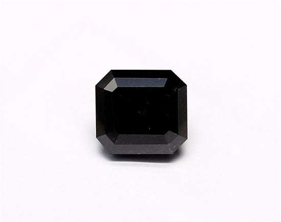 0.89 Carat Natural Black Emerald Diamond GIA