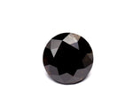 1.74 Carat Natural Black Round Diamond GIA