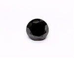 1.21 Carat Natural Black Round Diamond GIA