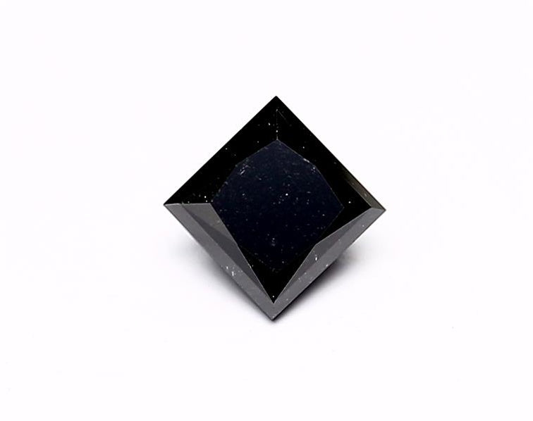 1.09 Carat Natural Black Princess Diamond GIA