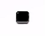 3.24 Carat Natural Black Sq emerald Diamond GIA