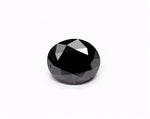 1.17 Carat Natural Black Oval Diamond GIA