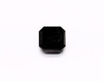 2.58 Carat Natural Black Sq emerald Diamond GIA