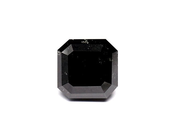 1.66 Carat Natural Black Emerald Diamond GIA