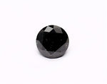 1.09 Carat Natural Black Round Diamond GIA