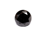 1.31 Carat Natural Black Round Diamond GIA