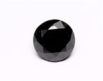 3.22 Carat Black Round Diamond