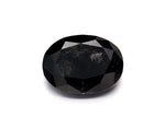 0.93 Carat Natural Black Oval Diamond GIA