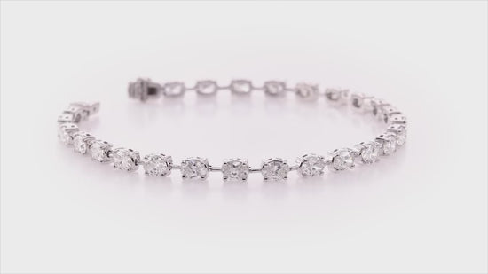 Oval Diamond Bracelet