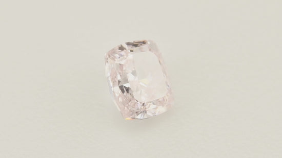 0.52 Carat Fancy Light Pink Cushion Diamond VS1 GIA