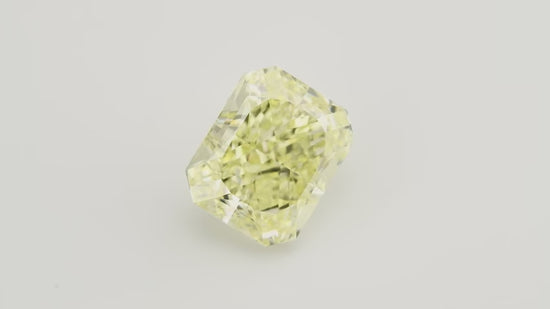 2.01 Carat Light Yellow Radiant Diamond SI1 GIA