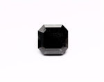4.58 Carat Natural Black Sq emerald Diamond GIA